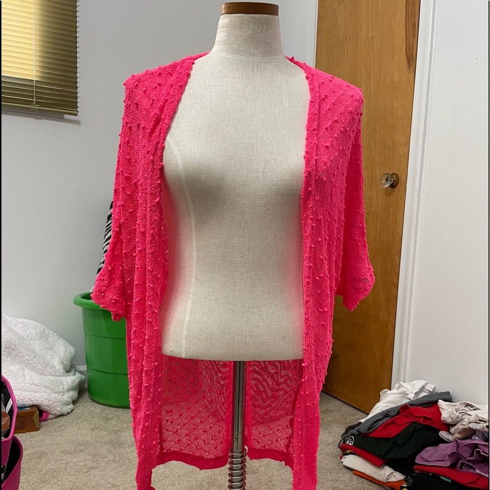 Hot pink Cardigan